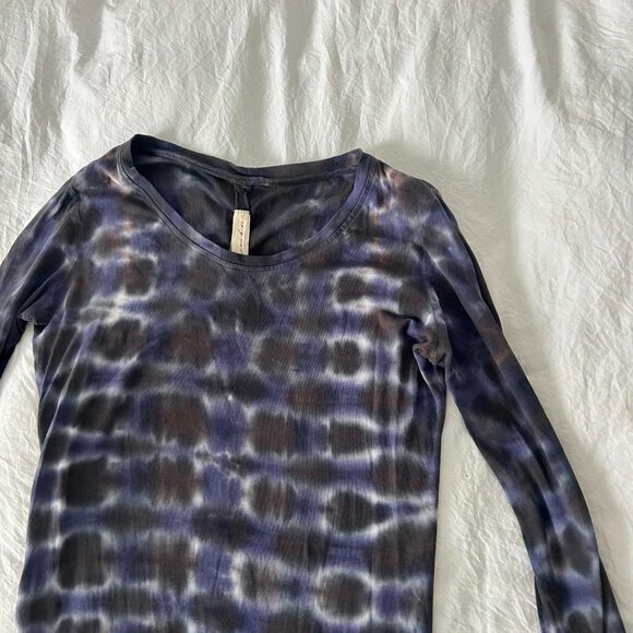 Tie-Dye Print Maxi Long Dress - Picture 6 of 7